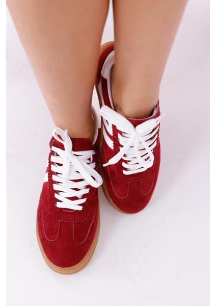 Kadın Sneaker Bağcıklı Düz Ortopedik Taban Günlük Rahat Spor Ayakkabı fırsatları