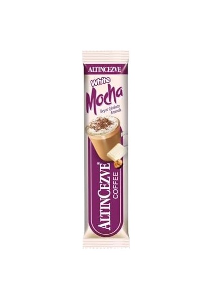 Altıncezve 3ü1 Arada Üçü Bir Arada White Mocha Beyaz Çikolata Aromalı (Tek Içimlik) 17 gr x 40 Adet