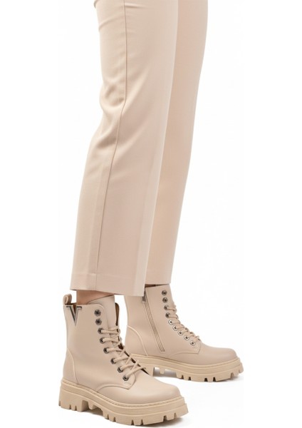 Bej Cilt Içi Polarlı Fermuarlı Kadın Bot 514531 Z modelleri