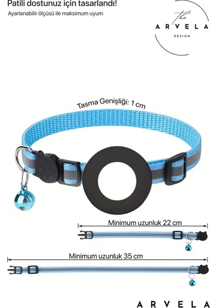 Airtag’li Kedi ve Köpek Tasması modelleri