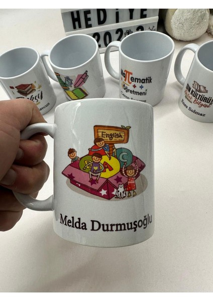 Kişiye Özel Isimli Ingilizce Öğretmeni Kupa