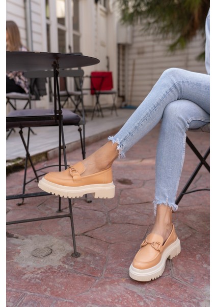 Freja Kadin Bej Oxford Ayakkabi fiyatları