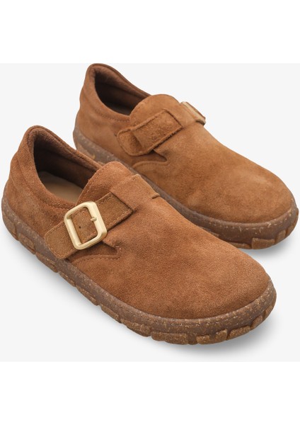 Tamia Kadın Hakiki Deri Günlük Ayakkabı Taba Süet fiyatları