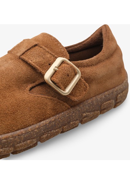 Tamia Kadın Hakiki Deri Günlük Ayakkabı Taba Süet modelleri