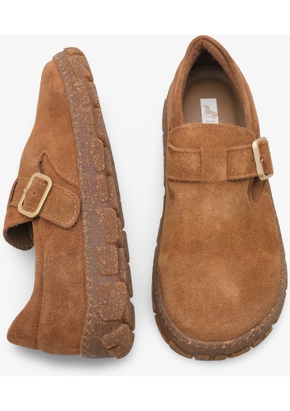 Tamia Kadın Hakiki Deri Günlük Ayakkabı Taba Süet fırsatları