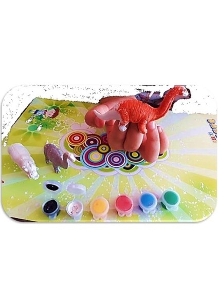 Hayvanlar Alemi Yıkanabilir 3D Oyuncak Boyama Seti fiyatları