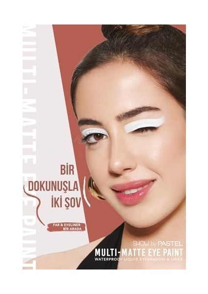 Show By Pastel Multi-Matte Eye Paint Waterproof Eyeshadow&liner, 85 Say Less