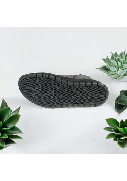 C-112 Erkek Hakiki Deri Rahat Kaymaz Taban Fermuarlı Kışlık Bot fiyatları