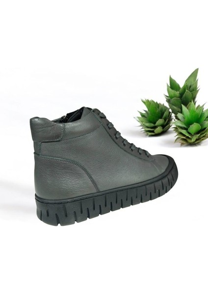 C-112 Erkek Hakiki Deri Rahat Kaymaz Taban Fermuarlı Kışlık Bot modelleri