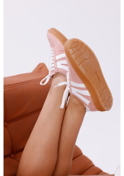 Kadın Sneaker Bağcıklı Düz Ortopedik Taban Günlük Rahat Spor Ayakkabı fiyatları