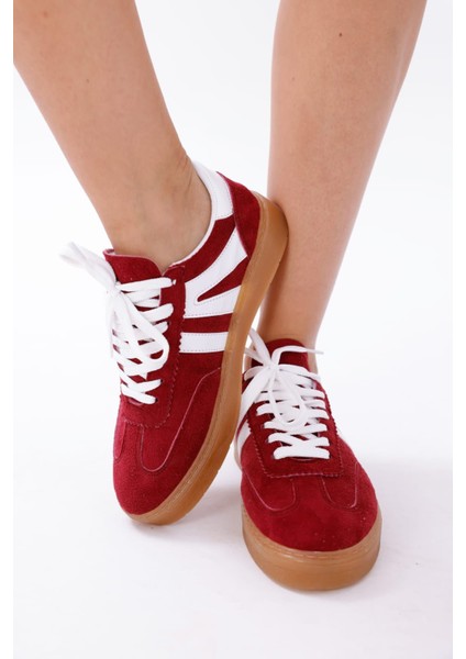 Kadın Sneaker Bağcıklı Düz Ortopedik Taban Günlük Rahat Spor Ayakkabı fiyatları