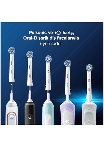 Oral-B Cross Action Şarjlı Diş Fırçası Yedek Başlığı 6 Adet