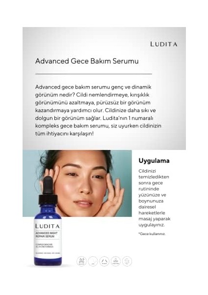 Ludita Yoğun Nemlendirici ve Onarıcı Serum (Hyaluronic Acid + B5)