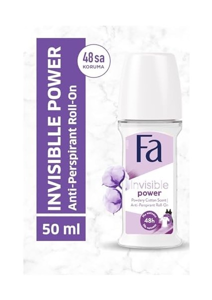 Fa Invisible Power Kadın Terleme Karşıtı Roll-On 50 ml 1 Adet modelleri