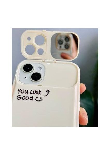 Go Aksesuar 14 Plus - 15 Plus ile Uyumlu Aynalı Tasarımlı Kenarları Silikon Kılıf modelleri