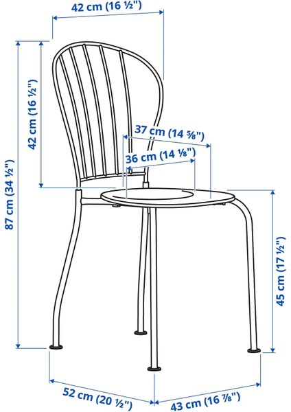 Lackö Masa ve Sandalye Seti Gri Mindersiz 2 Sandalyeli modelleri