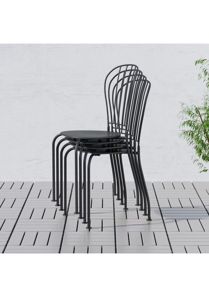 Lackö Masa ve Sandalye Seti Gri Mindersiz 2 Sandalyeli indirimleri