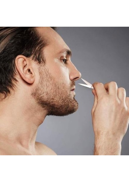 Jouis Burun Makası Bıyık Kaş Makası, Paslanmaz Çelik, Yüz ve Bakım Makas (Kaliteli) Garantili