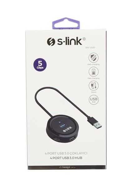 SW-U300 4 Port USB 3.0 Gri USB Hub modelleri