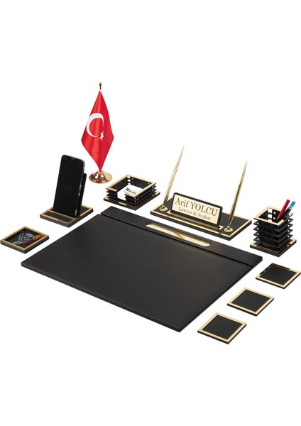 Diamond Sümen Takımı 11 Parça Siyah Full Set