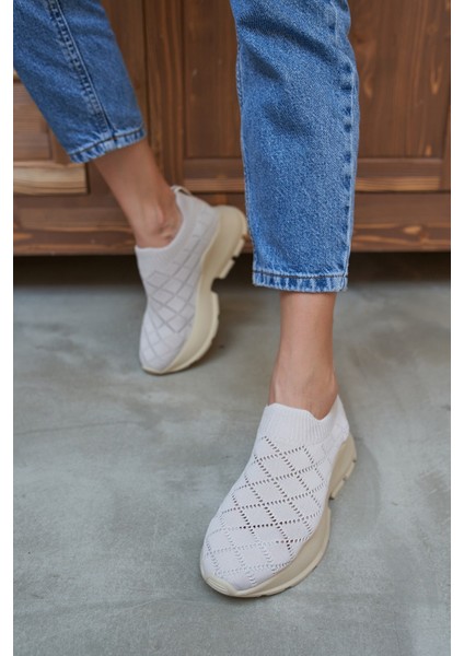 Alice Kadın Sari Trıko Sneakers modelleri