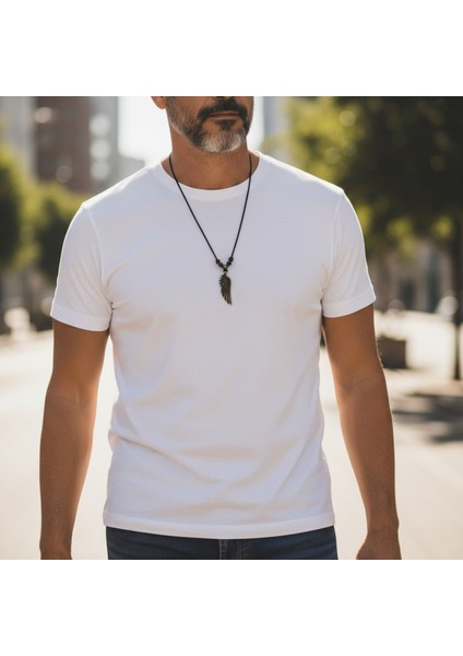 Kanat Kolye – El Yapımı, Ayarlanabilir Pamuk Ip & Ahşap Boncuk Detaylı fiyatları