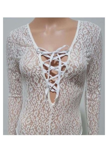 Kadın Dantel Body L/xl fırsatları