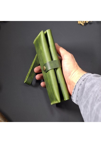 Uzun Cüzdan Bilek Askılı Gerçek Deri El Yapımı Telefon Çantası fiyatları