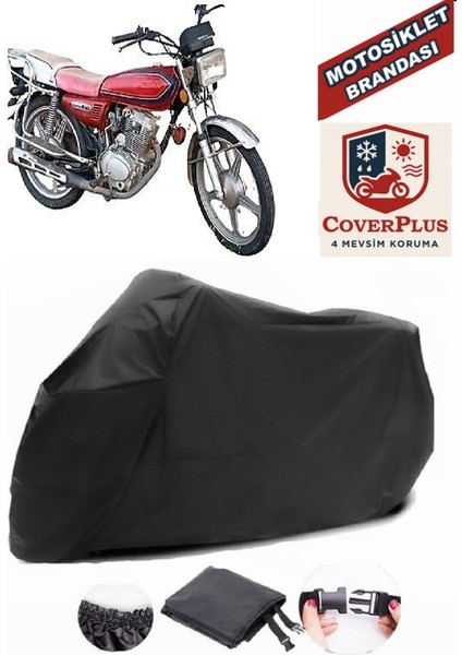 Ramzey Magnum Motor Brandası Siyah Motorsiket Brandası Motor Örtüsü Çadır Su Geçirmez Motosiklet Kılıfı Motor Brandası