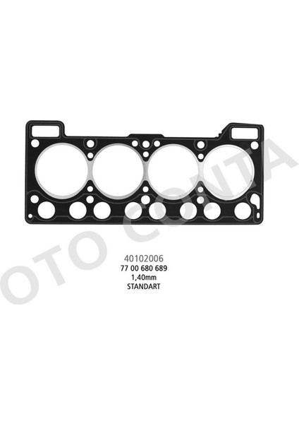Mtxdpn Silindir Kapak Conta R12 1400 Siyah