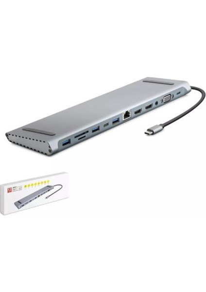 Hadron HDX7855 Type-C Hdtv Combo 2-Type-C + 2-Hdmı