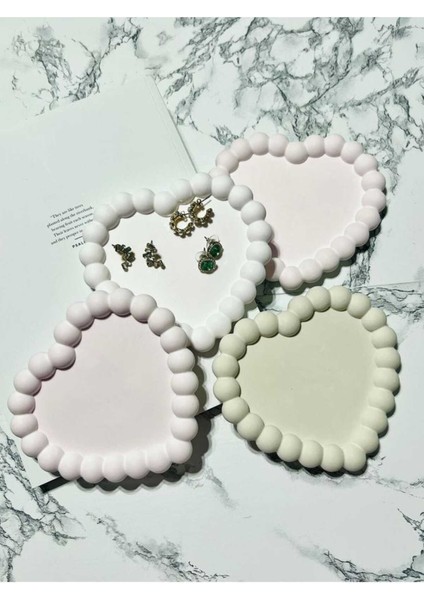 Taş Tozu Kalıbı - Bubble Kalp Tepsi Silikon Kalıp indirimleri