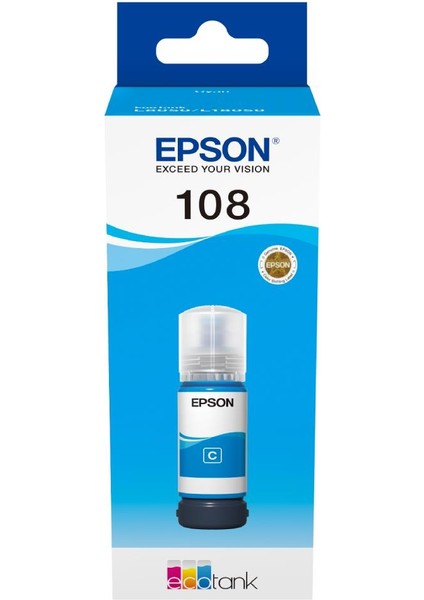 Epson 108 T09C2 Cyan Mavi Şişe Mürekkep T09C24A L18050-L8050