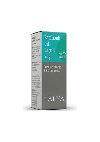 Talya Paçuli Yağı, Doğal, 20 ml modelleri