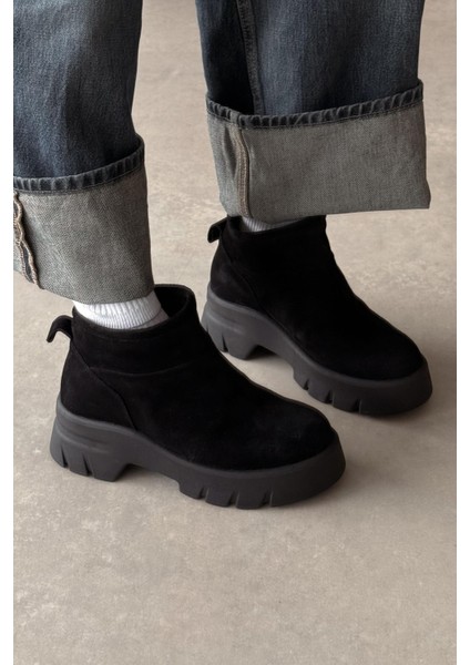 Siena Siyah Hakiki Deri Bot fırsatları