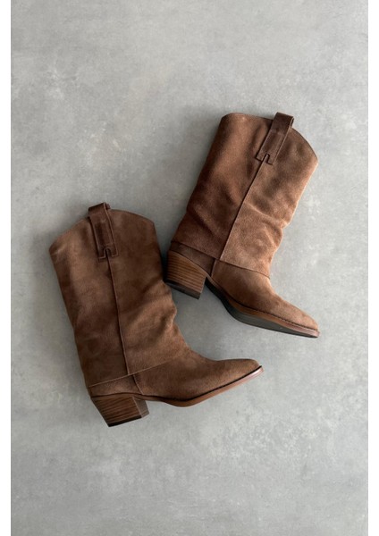 Lora Toprak Hakiki Deri Çizme