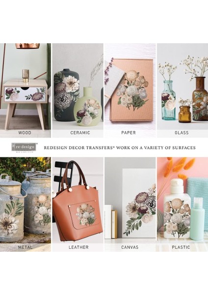 Evening 24″X35″ ile Yeniden Tasarlayarak Dekor Transferi - 3 Sayfaya Kesilmiş fiyatları