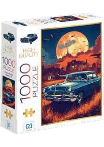 Klasik Araba Puzzle 1000