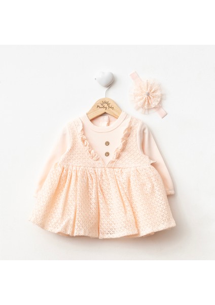 Kız Bebek Dantelli Mevlütlük Elbise