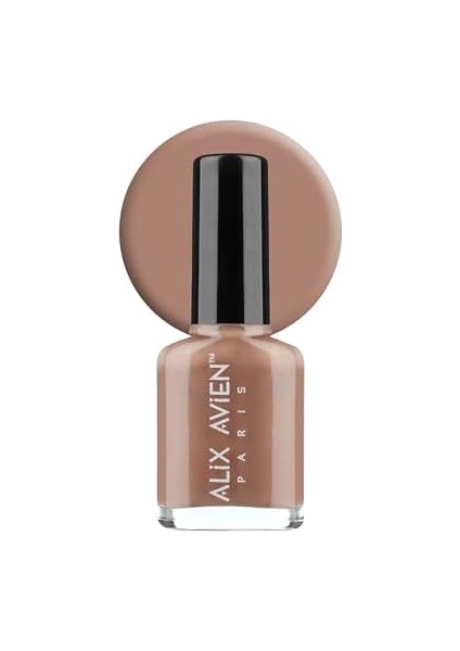 Alıx Avıen Nude Kahve Oje 90 - Yüksek Pigmentli Uzun Süreli Kalıcılık Hızlı Kuruma - Nail Lacquer 90