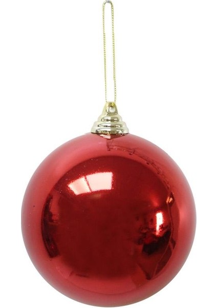 Yılbaşı Topu Çam Ağacı Süsü Kırmızı 12 cm fiyatları