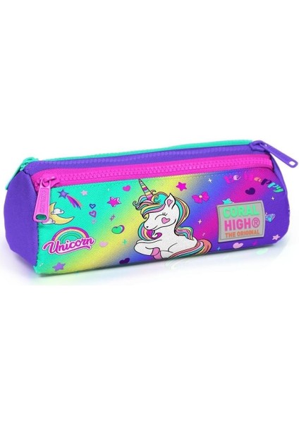 Lavanta Üç Bölmeli Çantası - Kız Çocuk