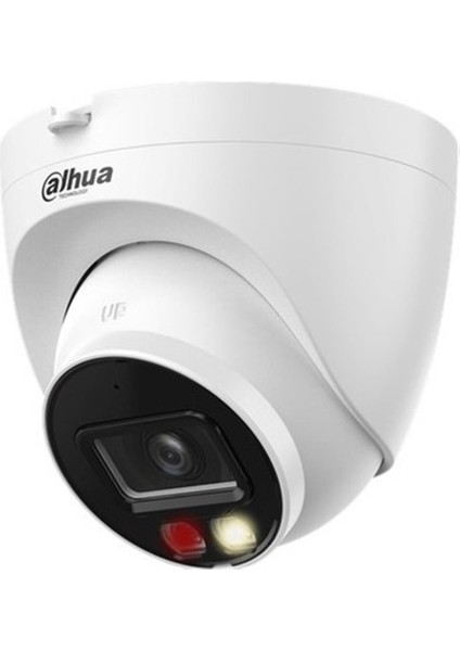 Dahua IPC-HDW1249T-S-IL 2mp 2.8mm Smart Dual Light Aydınlatmalı Sesli Renkli Color Dome Ip Kamera
