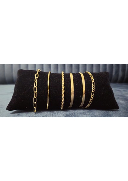 “altın Dokunuş” 6’lı Zincir Bileklik Seti