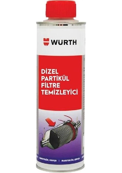 Würth 5861 014 300 300ML Dizel Partikül Filtre Temizleyici
