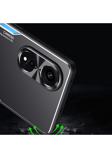 Oppo A98 Kılıfı,elektroliz Kaplama Metal Arka Panel + Yumuşak Tpu Tampon Çift Darbeye Dayanıklı Kılıf-Mavi (Yurt Dışından) indirimleri