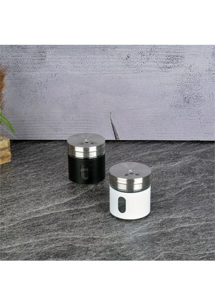 Metal Kaplı Cam Baharatlık * 5,5 cm