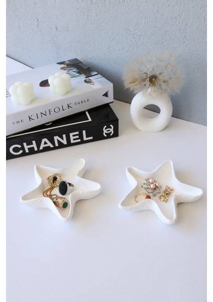 Taş Tozu Kalıbı Deniz Yıldızı Görünümlü Dekoratif Tabak, Takı Tabağı – Silikon Kalıp fiyatları