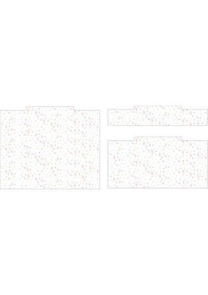 Trofast Konfeti Temalı Sticker - Çocuk Odası Oyuncak Düzenleme Etiketi - Dayanıklı Folyo fırsatları