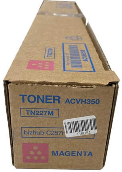 Konica Minolta TN-227M Magenta Kırmızı Orjinal Fotokopi Toneri Bizhup C257I 24.000 Sayfa